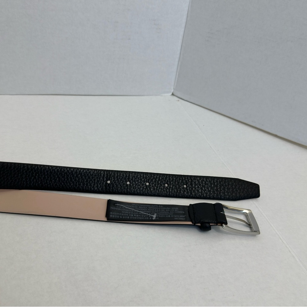 Massimo Dutti | Men’s Genuine Leather Belt | Size 95 (38”) | Made in Spain - Picture 10 of 14